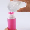 Flytande tvåldispenser 60 ml påfyllningsbara reseflaskor Set TSA Godkänd läcka Proof BPA gratis silikon kosmetisk toalettflaska