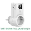 Digital Countdown Timer Smart Control Plug-in Switch Socket Automatische Ausschalten elektronischer Geräte Intelligente Timing-Tools EU-Stecker