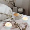 Candle Holders 6 Pcs Bedromroom Decorations Container Clear Diffuse Living Small Glass Holder Creative DIY Storage Jar