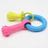 Nuovo giocattolo per animali domestici Anello TPR giocattolo ciuccio anello osseo tre in uno molari di cane morso giocattolo all'ingrosso