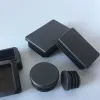 10pcs Rectangle Plastic Black Blanking End Cap Caps Tube Pipe Inserts Plug Bung Steel Leg Stopfen Multiple Sizes Available