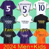 BELLINGHAM 24 25 Maglie da calcio VINI JR MBAPPE MODRIC Fans Player 2023 2024 2025 Maglia da calcio Real Madrid Rodrygo CAMAVINGA Camisetas Uomo Bambini