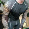 Herr termiska underkläder män jogging skinn kompression lång ärm tröjor leggings sport set bodybuilding track kostym rashgard man