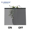 Window Stickers FILMBASE Self-adhesive Custom-made PDLC Film Gray Smart Color Glass For Sliding Door Or