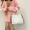 Sacos de ombro grande capacidade lona bolsa feminina retro pintura a óleo arte compras conveniente bolsas abertas para mulher 2024