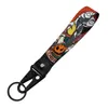 Llaveros Lanyards Varios tipos de dibujos animados Cool Key Tag Bordado Fobs para motocicletas Coches Bolsa Mochila Llavero Moda Anillo Gi Ot2Ex