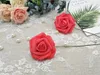 Fleurs décoratives Mefier fleur artificielle 25/50pcs corail fausses Roses avec tige pour bricolage Bouquets de mariage arrangements floraux maison