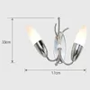 Wall Lamp BOCHSBC Creative Chrome Lights Simple Corridor Aisle Light For Living Room Bedroom Bedside Luz De Pared Lampada Led