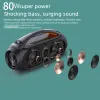 Altoparlanti XDOBO VIBE Plus 80W Portable Outdoor Bluetooth Altoparlanti portatile Bluetooth Subwoofer 360 Stereo Wireless Soundbar Bank TWS TWS