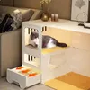 Kattendragers Thuiskooien Kattenbak Geïntegreerd Transparant Villa Binnenhek Dierenkast Met Gesloten Toilethuis