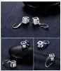 Dangle Earrings Square Square 925 Sterling Silver Jewelry Cubic Zirconia drop Fashion Women Party Fored Party