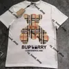Bembury Designer Men Burrberies T-Shirt Bayberry Shirt 3D Letters Male Thirt Tshirt Berberry Stirts Cotton Short Short Streetwear Tops Tees for Womens 653