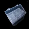 Storage Bottles 1Pc Clear Plastic Box Mini Case For Toy Ring Coin Small Item Jewelry Organizer Makeup Cases Craft Containers