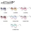 Lunettes de soleil 2023 nouvelles lunettes de soleil diamant femme marque design imitation strass dégradé lentille UV400 pilote lunettes de soleil femmes nuances S316 240401