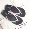 FLOPS 2023 NYA ULZZANG Simple Flat Nonslip Flip Flops Women's Casual Solid Color Flipflops Beach Shoes 3990