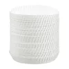 Disposable Cups Straws 50 Pcs Travel Coffee Mugs Paper Cup Lid Lids Drinks Teacup Caps White Plastic