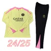 PSGes nouveau survêtement de football 2024 2025 Paris survêtement de football pour hommes MBAPPE kit d'entraînement pour hommes HAKIMI kits de football pour enfants 23 24 25 chandal futbol survetement pied tuta