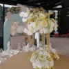 Table de mariage en acrylique transparent, grand support à fleurs au sol, allée de mariage, supports à fleurs, décoration de centres de table, envoi par mer ZZ