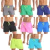 Men's Shorts Summer Beach Shorts Mens Shorts Solid Color Breathable Quick Drying Swimming Shorts Surfing Mens Plus Size S-4XL Swimming Brand LuggageC240402