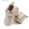 Pierwsze spacerowicze Moccasin First Walkers Noworodki Baby Baby Buty Prewalker Buty Baby Boy Girl Pu Tassel Wiselant Buty L240402