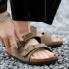 Sandals Men 2024 Outdoor Indoor Lightweight Fashion Casual Breathable Two Buckle Women Driving Daily Commute Unisex