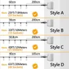 Cadenas LED ST38 Luces de cadena LED Plástico conectable al aire libre Inastillable IP65 Bombilla impermeable Jardín Guirnalda YQ240401