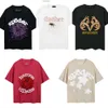 Sp5der t-shirt hommes Sp5der rose jeune voyou 555555 hommes femmes qualité mousse impression toile d'araignée motif t-shirt 620