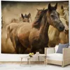 Tapisseries tapisserie cheval Animal tenture murale plage pique-nique Camping tente tapis de couchage monté fond tissu maison dortoir décor