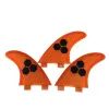 S / M / L TRI FINS UPSURF FCS FINS FINS MULTIFS ORANGE ORANGE FINS FIN