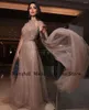 Sukienki imprezowe cienkfull A-Line O-Neck Evenk Suknia Suknia Saudyjska Arabia Arabia