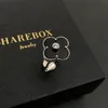 Four Leaf Clover Cleef ring 만화경 디자이너 여성을위한 반지 18k 골드 실버 다이아몬드 네일 반지 고급 반지 발렌타인 파티 디자이너 보석 No Box