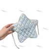 24ss new 7A Luxury Fashion Design Women's Classic Star Bag with Diamond Pattern Zipper Bag for Leisure and Versatile One Shoulder Crossbody Bags