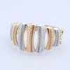 Bracelets Dubai Perles Charms Ensembles de bijoux Collier Boucles d'oreilles Bague Bracelet pour mariée de mariage Femmes 2023 Plaqué or Ensemble de bijoux indiens