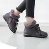 Sapatos de caminhada estilo doce feminino quente pelúcia alta superior tênis juventude esporte ao ar livre meninas inverno apartamentos neve chaussures femmes