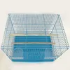 Les fabricants de Foshan fournissent des cages en métal pour animaux de compagnie, placage de fil épais, petites cages à oiseaux, fournitures pour animaux de compagnie, vente en gros