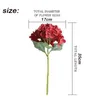 Fleurs décoratives Saint Valentin Hortensia Artificielle Rouge Vert Pêche Pivoine Fleur Décoration Mariage Saint Valentin Anniversaire Romantique