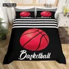 Zestawy pościeli Zestaw baseballowy Zestaw Ball Ball Cover Single King for Boys Teens Polyester Bat Rękawiczki