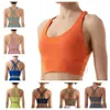 reggiseno yoga allineare serbatoio reggiseno sportivo da donna classico popolare burro fitness morbido serbatoio palestra raccolto yoga gilet bellezza schiena antiurto con pettorale rimovibile all'ingrosso