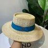 Wide Brim Hats Bucket Summer Women's Straw Hat Ladies Luxury Sun Fashion Protection Beach French Raff Cap