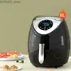 Fryers d'air 8 Quart Air Fryer Grands ustensiles de cuisine électriques à air électrique XL Four avec 7 préréglages LCD Digital Screen et non gradué Delta Y240402