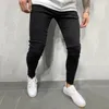 Męskie dżinsowe spodnie MĘŻCZYZN RETRO ZMUTER STRING Casual Slim Fit Spodni Męs