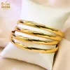 Bangles Aniid Dubai Plated Gold Bracelet Party Gifts Indian Women Luxe koperen Bangen Bangen Nigeriaanse bruid bruiloft Indiase sieraden Bergjes