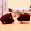 Pochettes à bijoux trésor boucle d'oreille pendentif boîte de rangement coffret cadeau bague velours Piano