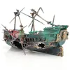 Shipwreck Action Aquarium Ornament Resin Ship Wreck Decoration for Fish Tank Landscape Accessories 240321