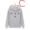 Italienska varumärkesdesigner hoodie, mäns hoodie designer pra hooded tröja, överdimensionerad pullover tröja, män och kvinnor par varumärke hoodie topp, 36 färger