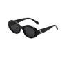 Herren-Designer-Sonnenbrille, Luxusmarke, Damen-Sonnenbrille 40194, modische Sonnenschutzbrille, europäische und amerikanische Retro-Oval-Sonnenbrille mit kleinem Rahmen, graue Linse