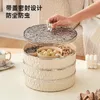 Storage Bottles Fruit Pan Family Living Room Tea Table Dried Snack Guazi Candy Box 2024 Nut