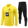 2023 24 GER BAYER MUNICN BORUSSIAS OCH PRT FOTBALLTRAKSUTIKTRÄNING SUT 23 24 25 Soccer Tracksuits Jackor Surtetement Men and Kids Kit Sportwear Chandal