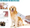 Fones de ouvido aparador de pêlos de cachorro kit de preparação de cães 4 em 1 cortador de unhas aparadores de unhas sem fio cortador de cabelo de animais de estimação aparadores de pata de gato rede de preparação