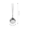 Spoons Stainless Steel Spoon For Serving Ice Cream Scoop Long Handle Thick Convenient Soup Child